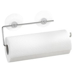 Suport pentru prosoape de hârtie de bucătărie, Static-Loc - oțel cromat, WENKO