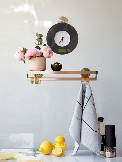 Raft de bucătărie pentru condimente cu suport Bamboo Premium, WENKO