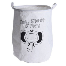 Cos pentru jucarii SAHARI, cu doua manere, Ø 40 cm