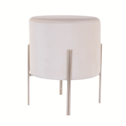 Taburet catifelat VELVET, 33 cm