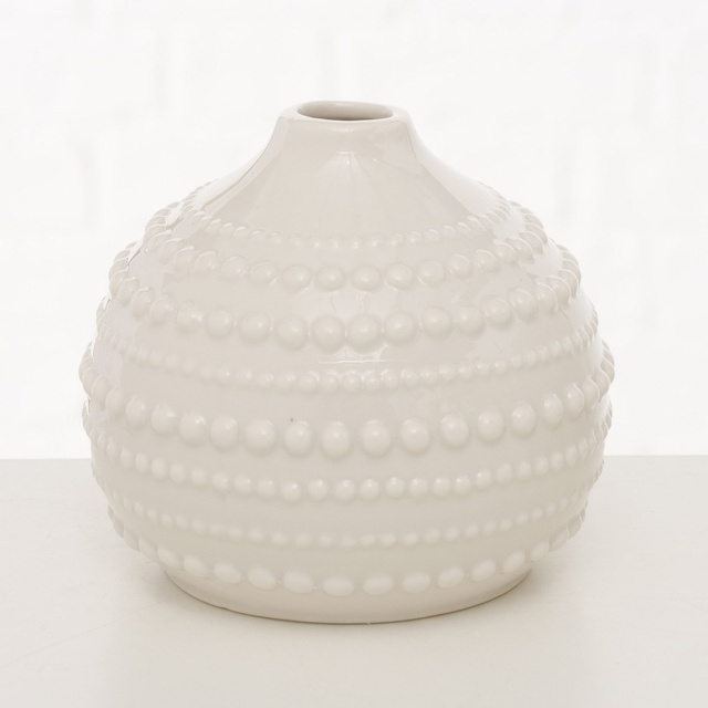 Vaza decorativa Meruna, portelan, set 3 buc