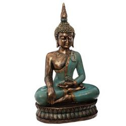 Figurina Buddha, decorațiune din polirasină, înălțime 72,5 cm