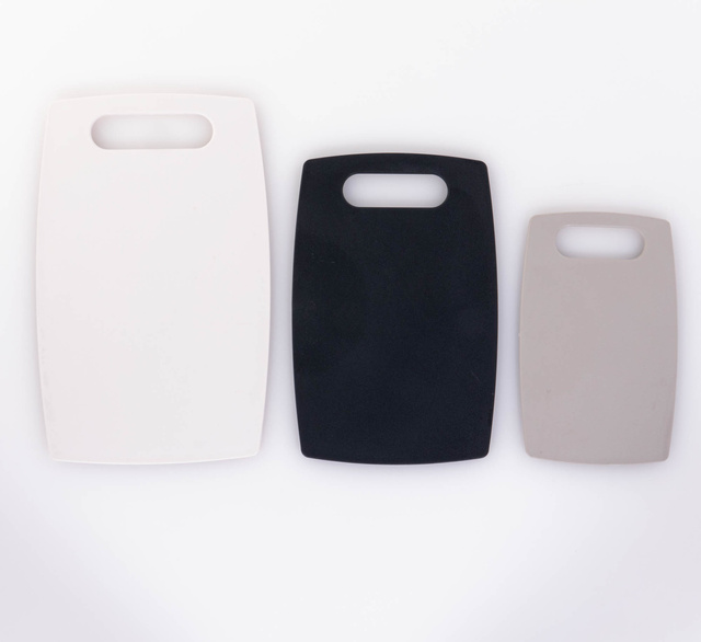 Tocatoare din plastic, set de 3 culori