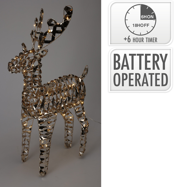 Decorațiune luminoasă Renifer 60 cm