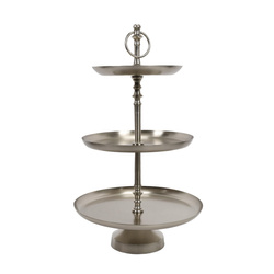 Platou metalic cu 3 niveluri, 50 cm