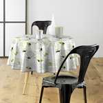 Fata de masa rotunda cu model spaniol ANDALOUSIE, Ø 160 cm, plastic