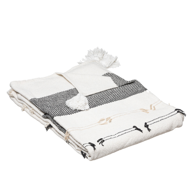 Cuvertura pentru pat TROPI, bumbac, 130 x 180 cm