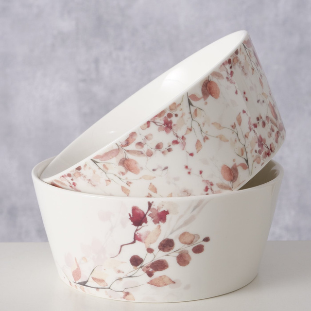 Bol pentru mic dejun cu decor manual, BERNADA, 500 ml