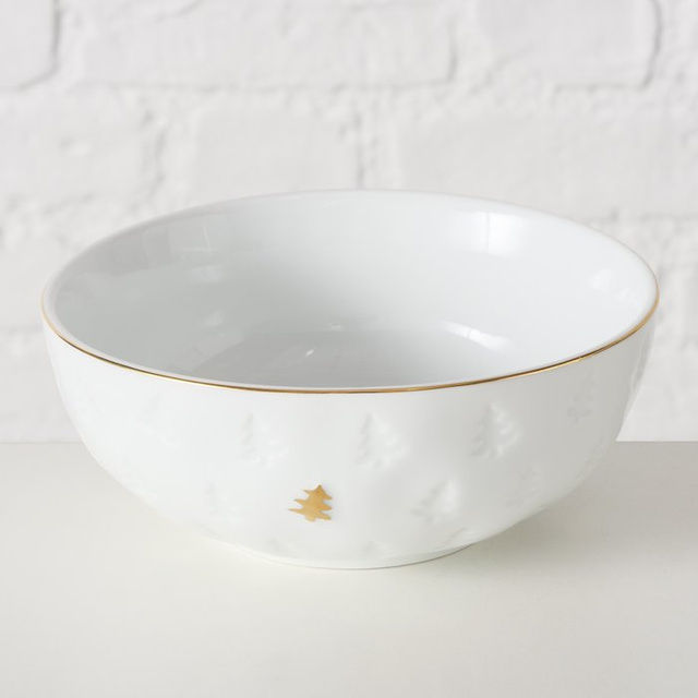 Bol ceramic cu brăduți PINO, Ø14,5 cm