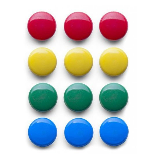 Magneti pentru note,12 piese intr-un set, ZELLER