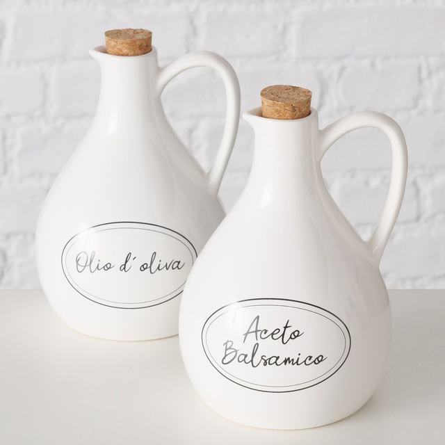 CUCINA ulcior cu dop pentru ulei de masline sau otet, inaltime 20 cm