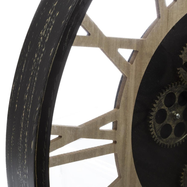 Ceas de perete loft cu mecanism vizibil, Ø 57 cm