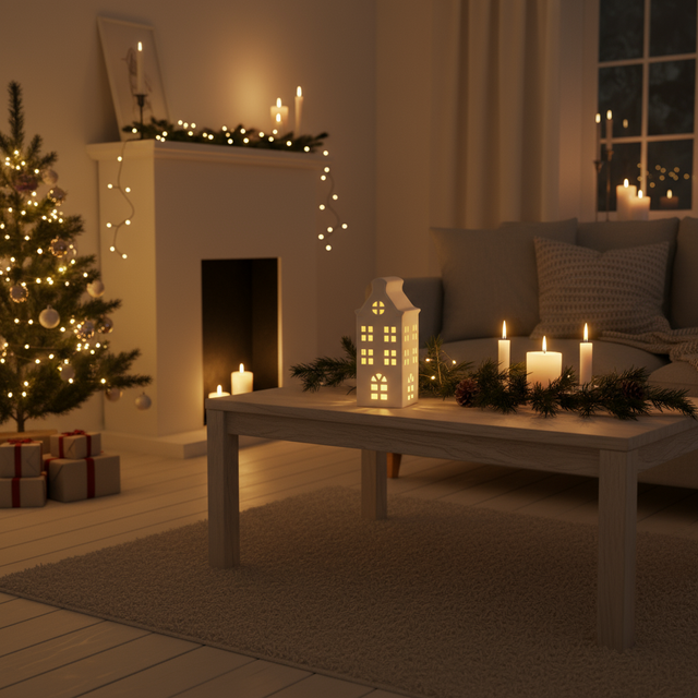 Lampă LED în formă de casă, 31 cm, model 1