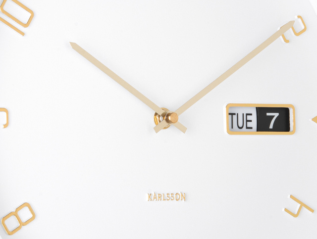 Ceas de perete DATA FLIP, Ø 30 cm