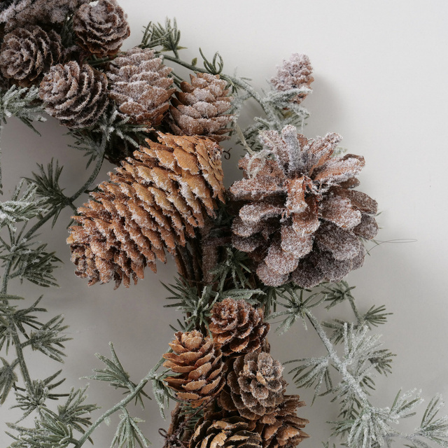 Coroană handmade din conuri TANNENZAPF, Ø32 cm