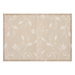 Suport farfurie floral, bej, 45 x 30 cm