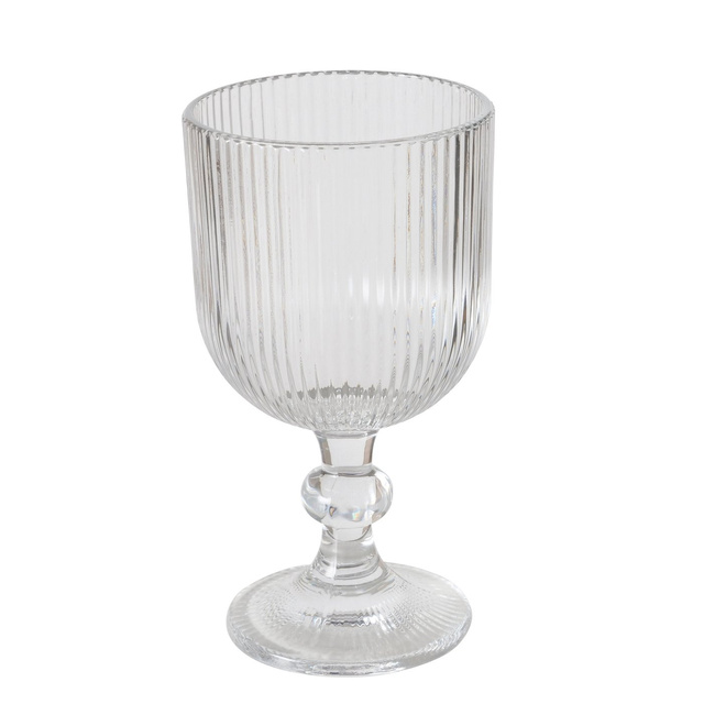 Pahar pentru vin din sticla canelata Rigano