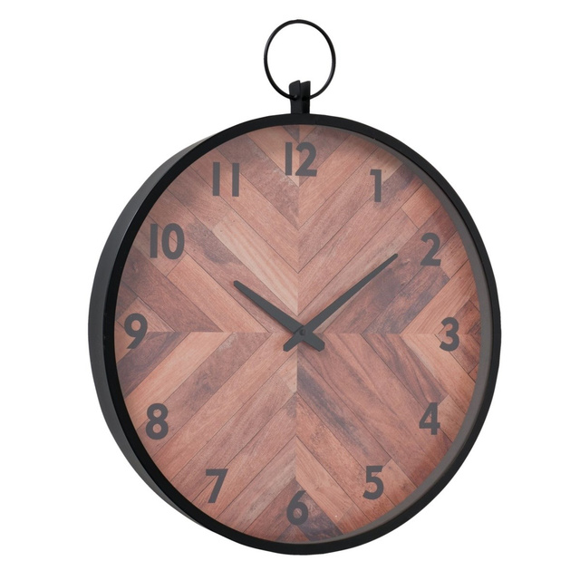 Ceas de perete cu cadru metalic Clado, Ø 48 cm
