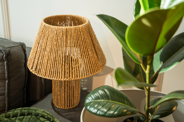 Lampă de birou boho ADRIA, înălțime 38 cm.