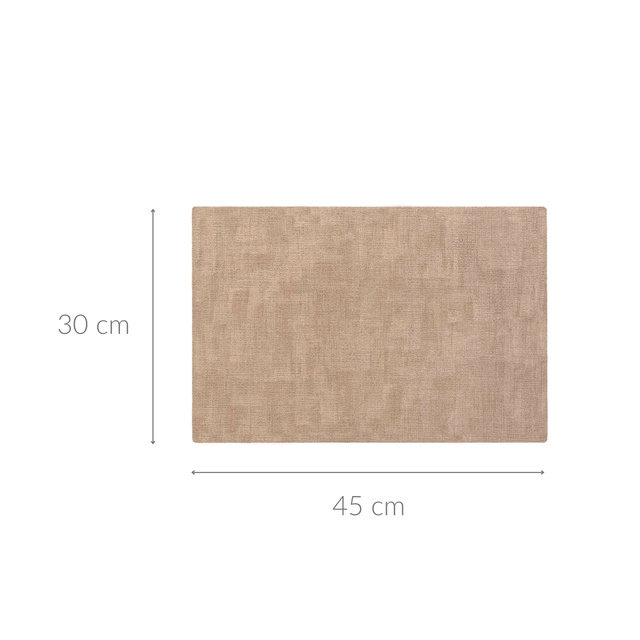 Set de masă din piele artificială, MARLON, 30 x 45 cm