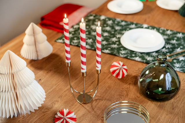 Vaza decorativa din sticla, rotunda, Ø 23 cm