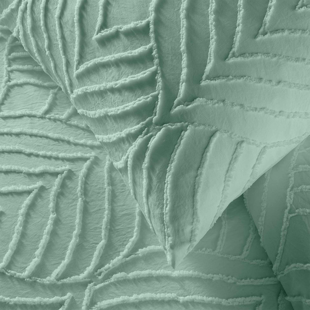 Set lenjerie de pat cu model smoc, HELTIE, 240 x 220 cm