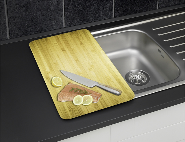 Plăci de protecție din sticlă WOODEN LOOK pentru aragaz - 2 bucăți, WENKO