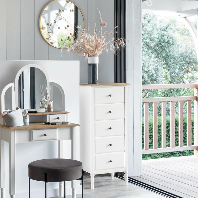 Dulap cu 5 sertare SOLEN, 48 x 40 x 108 cm