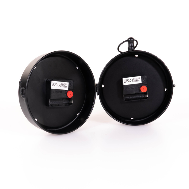 Ceas suspendat pe baza de lemn, 32 cm