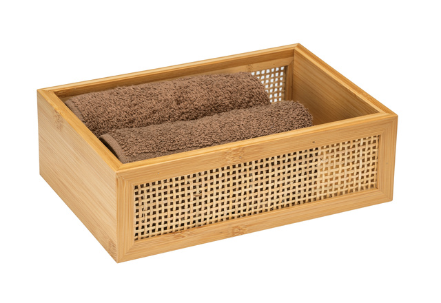 Suport cosmetice ALLEGRE BAMBOO, 22 x 7 x 15 cm, WENKO