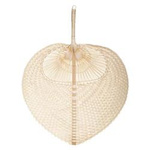 Decor de perete FOLK, evantai din bambus