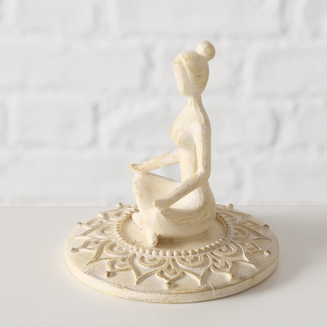 Recipient de depozitare cu motiv YOGA, Ø 10 cm