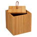 Organizator de baie cu capac, dimensiunea S, bambus