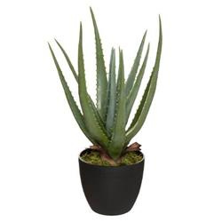 Aloe Vera artificiala in ghiveci, inaltime 44 cm