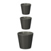 Set ghivece de flori conice Ø 14, 17, 22 cm
