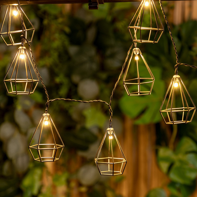 Ghirlanda solara de gradina, lungime 335 cm