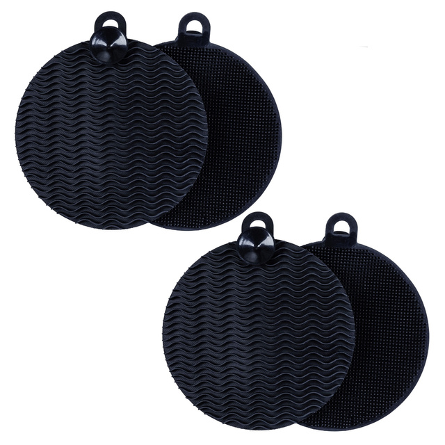 Set 4 lavete de spalat vase din silicon