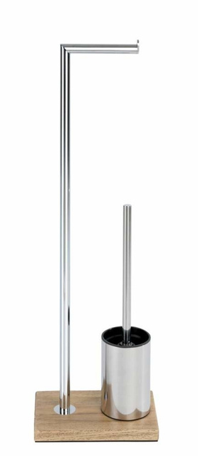 Suport perie WC si hârtie igienica Marla, 74x22x15 cm, Wenko