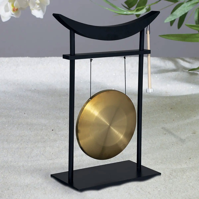 Gong chinezesc, decor, 69,5 cm