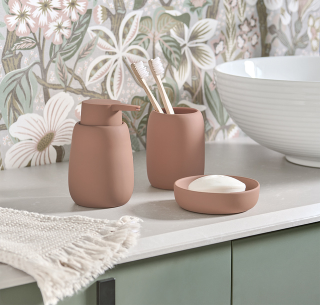 Pahar pentru periuțe de dinți BRASS TONE, Ø 8,4 cm