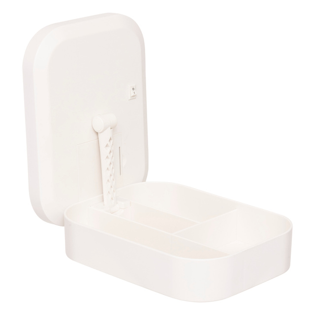 Oglindă cosmetică LED 2 în 1 LUMI cutie, 19,8 x 15 x 6 cm