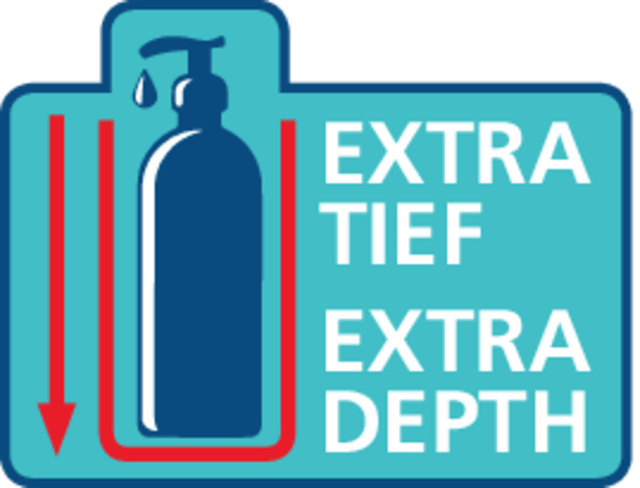 Cos de baie MILO pe doua niveluri, pentru instalare pe baterie de cada