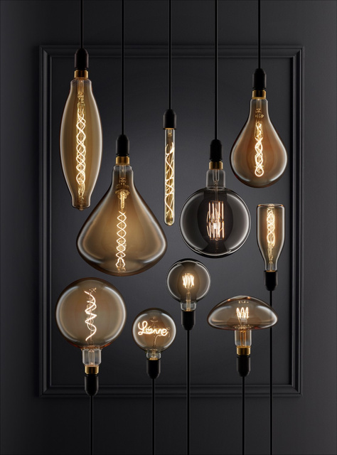 Bec decorativ HELLO, LED, chihlimbar