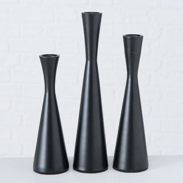 Set 3 suporturi  pentru  lumanare Con