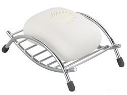 Savoniera PALERMO , Argintiu, 11x7.5x4 cm, WENKO