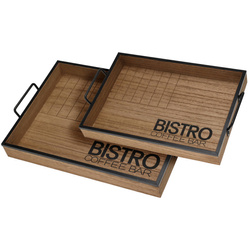 Set 2 tavi de servire Bistro