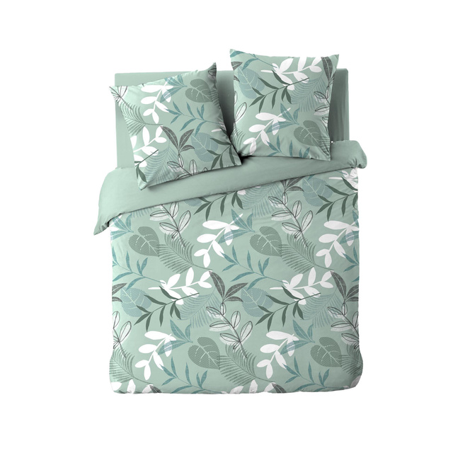 Set de lenjerie cu model de frunze, KIMBERLY, 240 x 220 cm