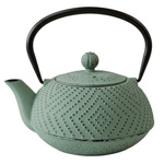 Ceainic din fontă cu infuzor KAMIN, 900 ml, verde deschis