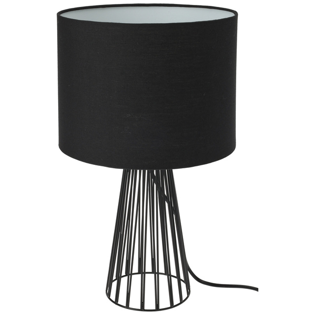 Lampa de masa cu abajur negru, 30 cm