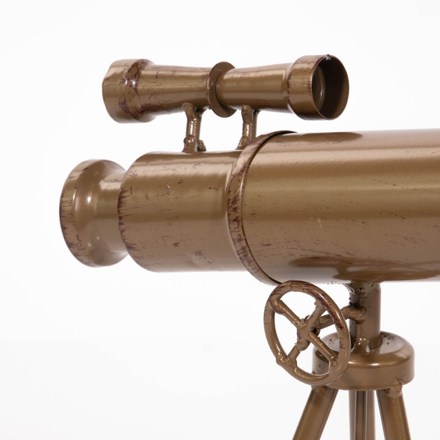 Ceas pentru living TELESCOP, metal, 23 cm